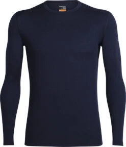 Icebreaker Oasis Long Sleeve Crewe - Men's|-|Chandail à Manches Longues Oasis - Homme 25 Icebreaker Oasis Long Sleeve Crewe - Men's|-|Chandail à Manches Longues Oasis - Homme -Icebreaker 100476 7EMidnight 20Navy