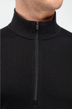 Icebreaker Oasis Long Sleeve Half Zip - Men's|-|Chandail à Manches Longues Et Demi-glissière Oasis - Homme 14 Icebreaker Oasis Long Sleeve Half Zip - Men's|-|Chandail à Manches Longues Et Demi-glissière Oasis - Homme -Icebreaker 100477 7E 7EBlack 20Detail accda5e0 14ea 4ea3 99dc e694645dd296