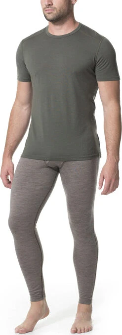 Icebreaker Oasis Leggings With Fly - Men's|-|Legging Avec Ouverture Oasis - Homme -Icebreaker 100482 7E 7EModel 20Trail 20Heather 73ac1c6a 0d3a 40c8 95b5 b59b1e79e7b7