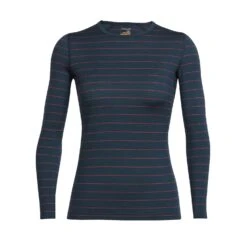 Icebreaker Oasis Long Sleeve Crewe - Women's|-|Chandail à Manches Longues Oasis Femme 29 Icebreaker Oasis Long Sleeve Crewe - Women's|-|Chandail à Manches Longues Oasis Femme -Icebreaker 100514 7ENori 20Heather 20 20Wild 20Rose 20 20Stripe