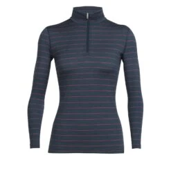Icebreaker Oasis Long Sleeve Half Zip - Women's|-|Chandail à Manches Longues Et Demi-glissière Oasis Femme 20 Icebreaker Oasis Long Sleeve Half Zip - Women's|-|Chandail à Manches Longues Et Demi-glissière Oasis Femme -Icebreaker 100515 7ENori 20Heather 20 20Wild 20Rose 20 20Stripe