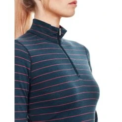 Icebreaker Oasis Long Sleeve Half Zip - Women's|-|Chandail à Manches Longues Et Demi-glissière Oasis Femme 25 Icebreaker Oasis Long Sleeve Half Zip - Women's|-|Chandail à Manches Longues Et Demi-glissière Oasis Femme -Icebreaker 100515 7ENori 20Heather 20 20Wild 20Rose 20 20Stripe 7EChest
