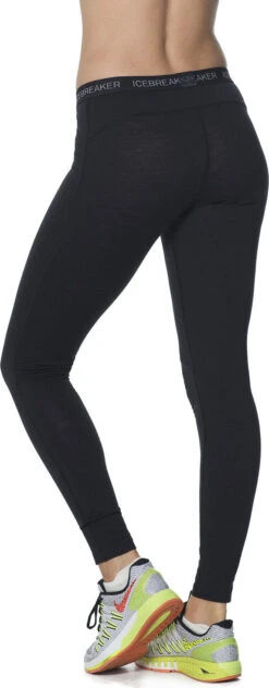 Icebreaker Oasis Leggings - Women's|-|Legging Oasis Femme 34 Icebreaker Oasis Leggings - Women's|-|Legging Oasis Femme -Icebreaker 100521 7EBlack 7EModel 20Back