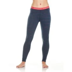 Icebreaker Oasis Leggings - Women's|-|Legging Oasis Femme 26 Icebreaker Oasis Leggings - Women's|-|Legging Oasis Femme -Icebreaker 100521 7ENori 20Heather 20 20Wild 20Rose 20 20Stripe 7EFrontModel