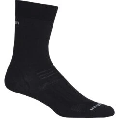 Icebreaker Hike Ultra Light Liner Crew Socks Women - Black