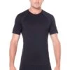Icebreaker 150 Zone Crewe Short Sleeve Shirt Men - Black/Mineral -Icebreaker 287127 01 d 581036