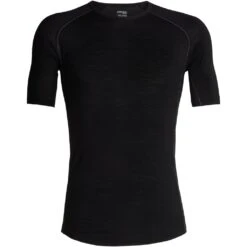 Icebreaker 150 Zone Crewe Short Sleeve Shirt Men - Black/Mineral 8 Icebreaker 150 Zone Crewe Short Sleeve Shirt Men - Black/Mineral -Icebreaker 287132 00 d 581048