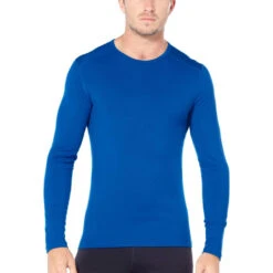 Icebreaker 200 Oasis Crewe Long Sleeve Shirt Men - Lazurite