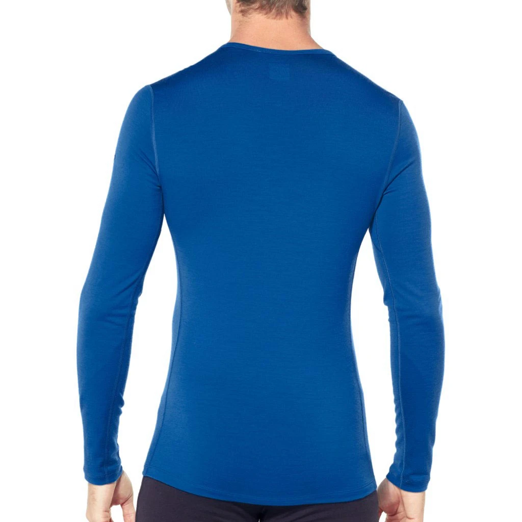 Icebreaker 200 Oasis Crewe Long Sleeve Shirt Men - Lazurite 4 Icebreaker 200 Oasis Crewe Long Sleeve Shirt Men - Lazurite - Image 2