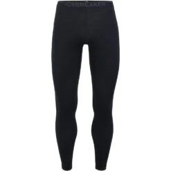 Icebreaker 200 Oasis Leggings Men - Black/Monsoon -Icebreaker 287284 00 d 581476