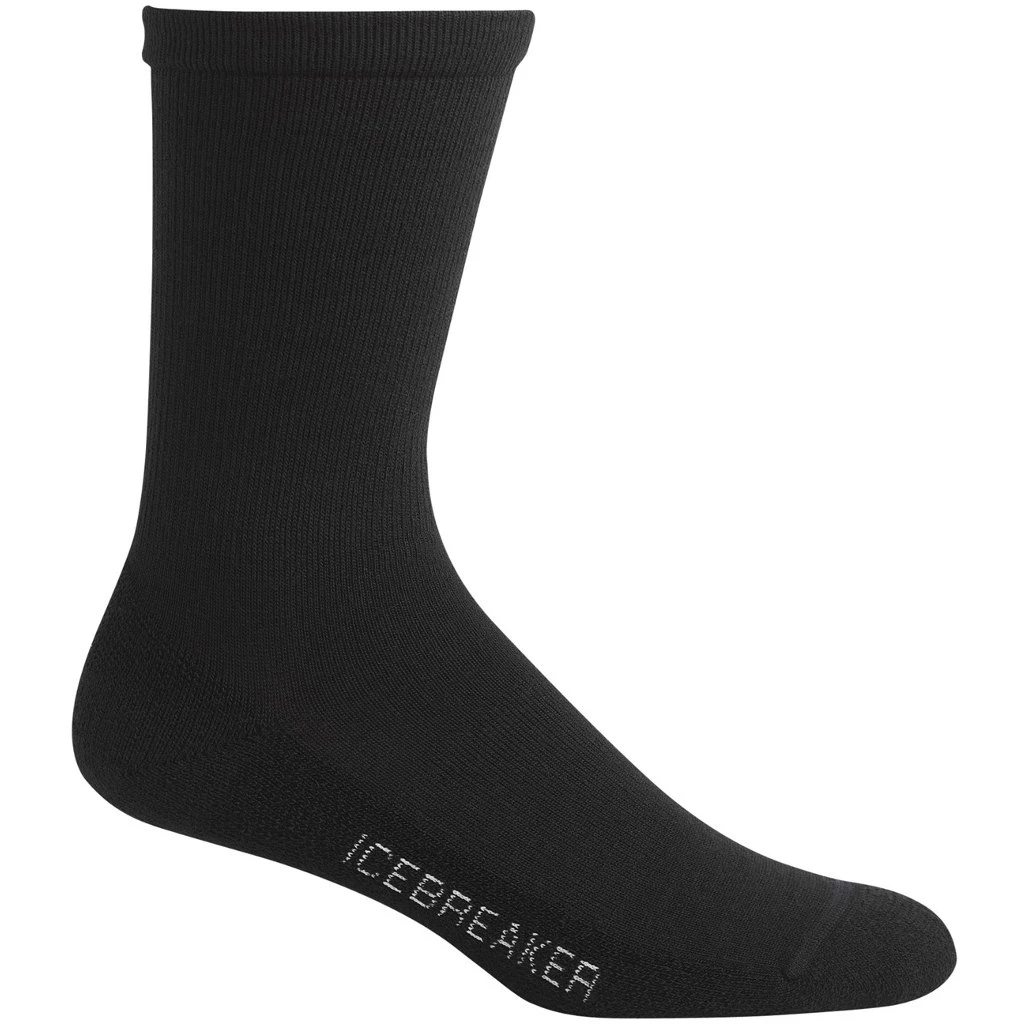 Icebreaker Lifestyle Light Crew Socks Men - Black 3 Icebreaker Lifestyle Light Crew Socks Men - Black