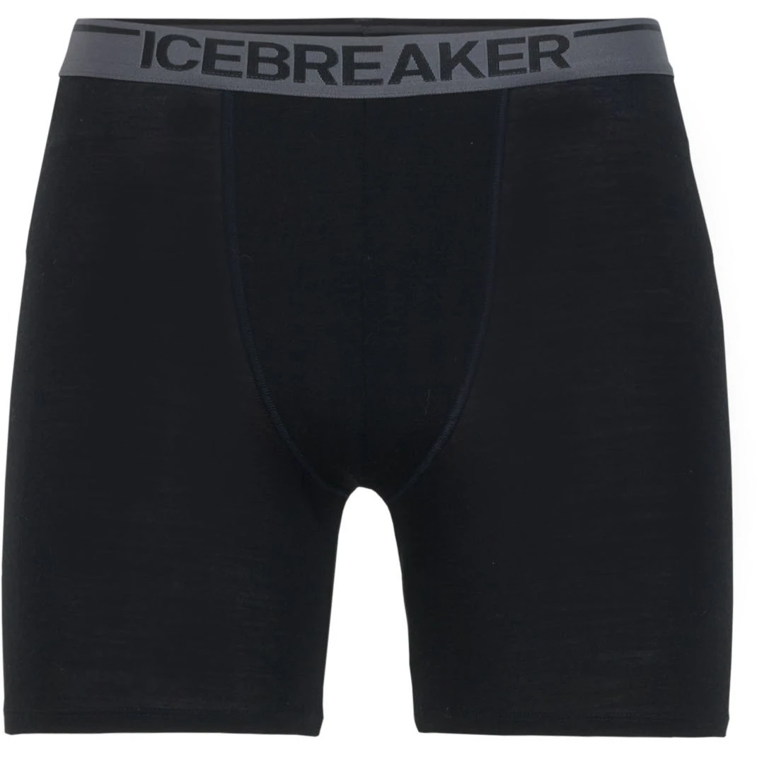 Icebreaker Anatomica Long Boxers Men - Black 3 Icebreaker Anatomica Long Boxers Men - Black