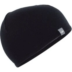 Icebreaker Pocket Hat - Black/Gritstone HTHR -Icebreaker 343907 01 d 730683