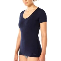 Icebreaker Siren Sweetheart Short Sleeve Shirt Women - Midnight Navy 14 Icebreaker Siren Sweetheart Short Sleeve Shirt Women - Midnight Navy -Icebreaker 368596 05 d 795485