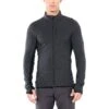 Icebreaker Descender Long Sleeve Zip Men - Jet HTHR/Black -Icebreaker 368657 01 d 795639