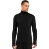 Icebreaker Original Half Zip Long Sleeve Shirt Men - Black -Icebreaker 64987 01 d 104443