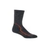 Icebreaker Hike+ Mid Crew - Men's|-|Chaussettes Hike+ Mid Crew - Homme -Icebreaker IBND09 7EMonsoon 20 20Heat 20 20Black