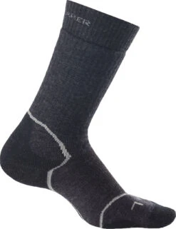 Icebreaker Hike+ Mid Crew - Women's|-|Chaussettes Hike+ Mid Crew Femme -Icebreaker IBND15 7EJet 20 20Silver 20 20Black