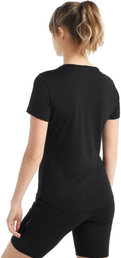 Icebreaker Sphere II SS Tee - Women's|-|T-shirt à Manches Courtes Sphere II - Femme 33 Icebreaker Sphere II SS Tee - Women's|-|T-shirt à Manches Courtes Sphere II - Femme -Icebreaker ICE 0A56D3 7E 7EBack 20Black