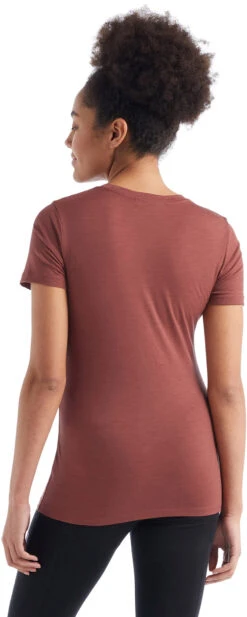 Icebreaker Trailhead Tech Lite II SS Tee - Women's|-|T-shirt à Manches Courtes Trailhead Tech Lite II - Femme -Icebreaker ICE 0A56DR 7E 7EBack 20Grape