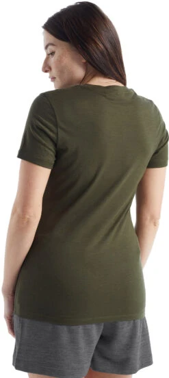 Icebreaker Trailhead Tech Lite II SS Tee - Women's|-|T-shirt à Manches Courtes Trailhead Tech Lite II - Femme -Icebreaker ICE 0A56DR 7E 7EBack 20Loden