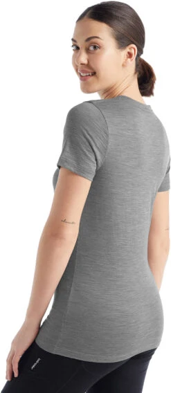 Icebreaker Trailhead Tech Lite II SS Tee - Women's|-|T-shirt à Manches Courtes Trailhead Tech Lite II - Femme -Icebreaker ICE 0A56DR 7E 7EBack 20Metro 20Heather