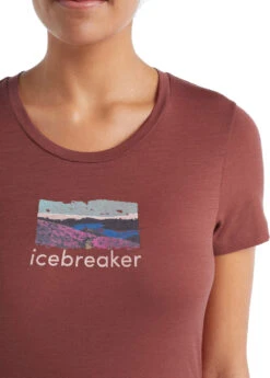 Icebreaker Trailhead Tech Lite II SS Tee - Women's|-|T-shirt à Manches Courtes Trailhead Tech Lite II - Femme -Icebreaker ICE 0A56DR 7E 7EDetail 20Grape