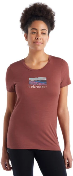 Icebreaker Trailhead Tech Lite II SS Tee - Women's|-|T-shirt à Manches Courtes Trailhead Tech Lite II - Femme -Icebreaker ICE 0A56DR 7E 7EFront1 20Grape 33bd43e1 5d70 4516 be7a d8fdb2e825b8