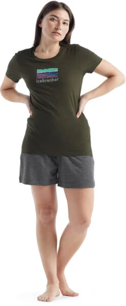 Icebreaker Trailhead Tech Lite II SS Tee - Women's|-|T-shirt à Manches Courtes Trailhead Tech Lite II - Femme -Icebreaker ICE 0A56DR 7E 7EFront 20Loden