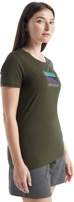 Icebreaker Trailhead Tech Lite II SS Tee - Women's|-|T-shirt à Manches Courtes Trailhead Tech Lite II - Femme -Icebreaker ICE 0A56DR 7E 7ESide 20Loden