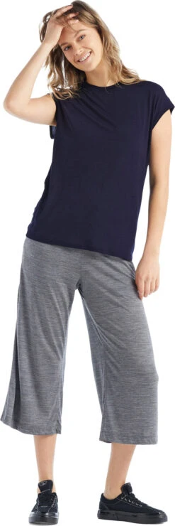 Icebreaker Drayden Sleeveless Top - Women's|-|Haut Sans Manches Drayden - Femme -Icebreaker ICE 0A56ER 7E 7EFront 20Midnight 20Navy