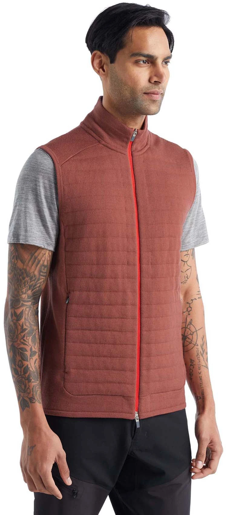 Icebreaker ZoneKnit Insulated Vest - Men's|-|Veste Isolée ZoneKnit - Homme 7 Icebreaker ZoneKnit Insulated Vest - Men's|-|Veste Isolée ZoneKnit - Homme - Image 5