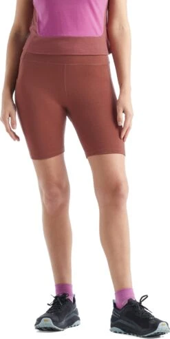 Icebreaker Fastray High Rise Shorts - Women's|-|Short Taille Haute Fastray - Femme 17 Icebreaker Fastray High Rise Shorts - Women's|-|Short Taille Haute Fastray - Femme -Icebreaker ICE 0A56FF 7E 7EFront 20Grape