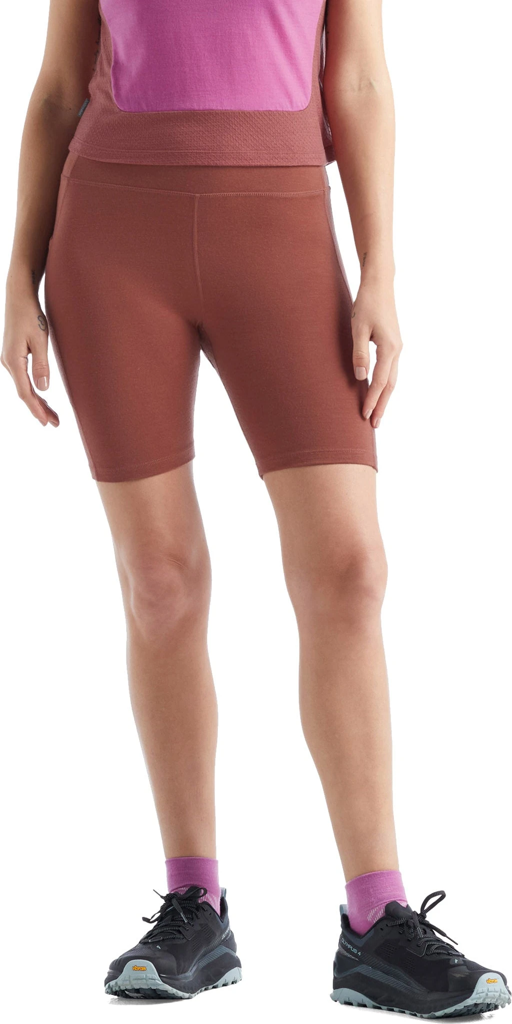 Icebreaker Fastray High Rise Shorts - Women's|-|Short Taille Haute Fastray - Femme 5 Icebreaker Fastray High Rise Shorts - Women's|-|Short Taille Haute Fastray - Femme - Image 3