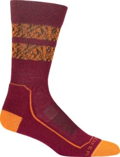 Icebreaker Hike Plus Crew Socks - Women's|-|Chaussette Hike Plus Crew - Femme -Icebreaker ICE 0A56GO 7ECherry 20 20Flash 20 20Black