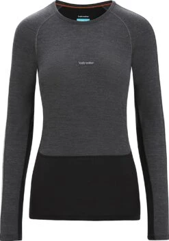 Icebreaker 125 ZoneKnit Long Sleeve Crewe Baselayer Top - Women's|-|Couche De Base à Manches Longues Et Col Rond 125 ZoneKnit - Femme