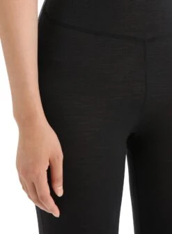 Icebreaker 125 ZoneKnit Leggings - Women's|-|Legging 125 ZoneKnit - Femme -Icebreaker ICE 0A56H6 7E 7EDetail1 20Black 20 20Jet 20Heather 20 20Cb