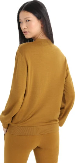Icebreaker Crush Long Sleeve Sweatshirt - Women's|-|Chandail En Molleton à Manches Longues Crush - Femme -Icebreaker ICE 0A56KK 7E 7EBack 20Clove