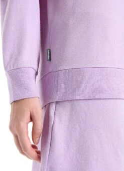 Icebreaker Crush Long Sleeve Sweatshirt - Women's|-|Chandail En Molleton à Manches Longues Crush - Femme -Icebreaker ICE 0A56KK 7E 7EDetail1 20Purple 20Gaze