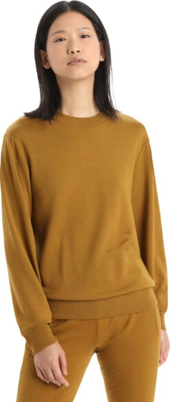 Icebreaker Crush Long Sleeve Sweatshirt - Women's|-|Chandail En Molleton à Manches Longues Crush - Femme -Icebreaker ICE 0A56KK 7E 7EFront 20Clove