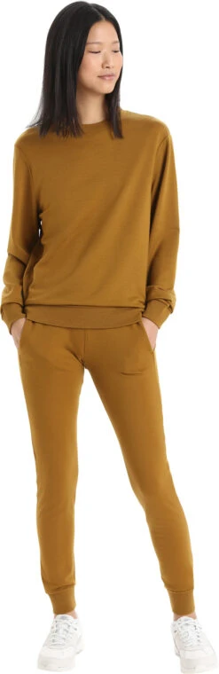 Icebreaker Crush Long Sleeve Sweatshirt - Women's|-|Chandail En Molleton à Manches Longues Crush - Femme -Icebreaker ICE 0A56KK 7E 7EStandard 20Outfit 20Clove