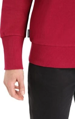 Central II Long Sleeve Sweatshirt - Women's|-|icebreaker Women's Merino Central II Long Sleeve Sweater -Icebreaker ICE 0A56L2 7E 7EDetail1 20Cherry