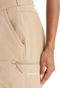 Icebreaker Hike Pants - Women's|-|Pantalon Hike - Femme -Icebreaker ICE 0A56MN 7E 7EDetail2 20Sand