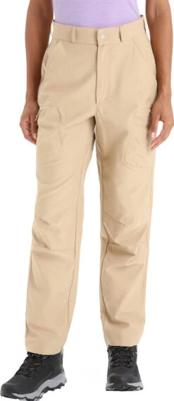 Icebreaker Hike Pants - Women's|-|Pantalon Hike - Femme -Icebreaker ICE 0A56MN 7E 7EFront 20Sand