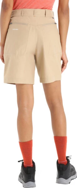 Icebreaker Hike Shorts - Women's|-|Short Hike - Femme 28 Icebreaker Hike Shorts - Women's|-|Short Hike - Femme -Icebreaker ICE 0A56MP 7E 7EBack 20Sand