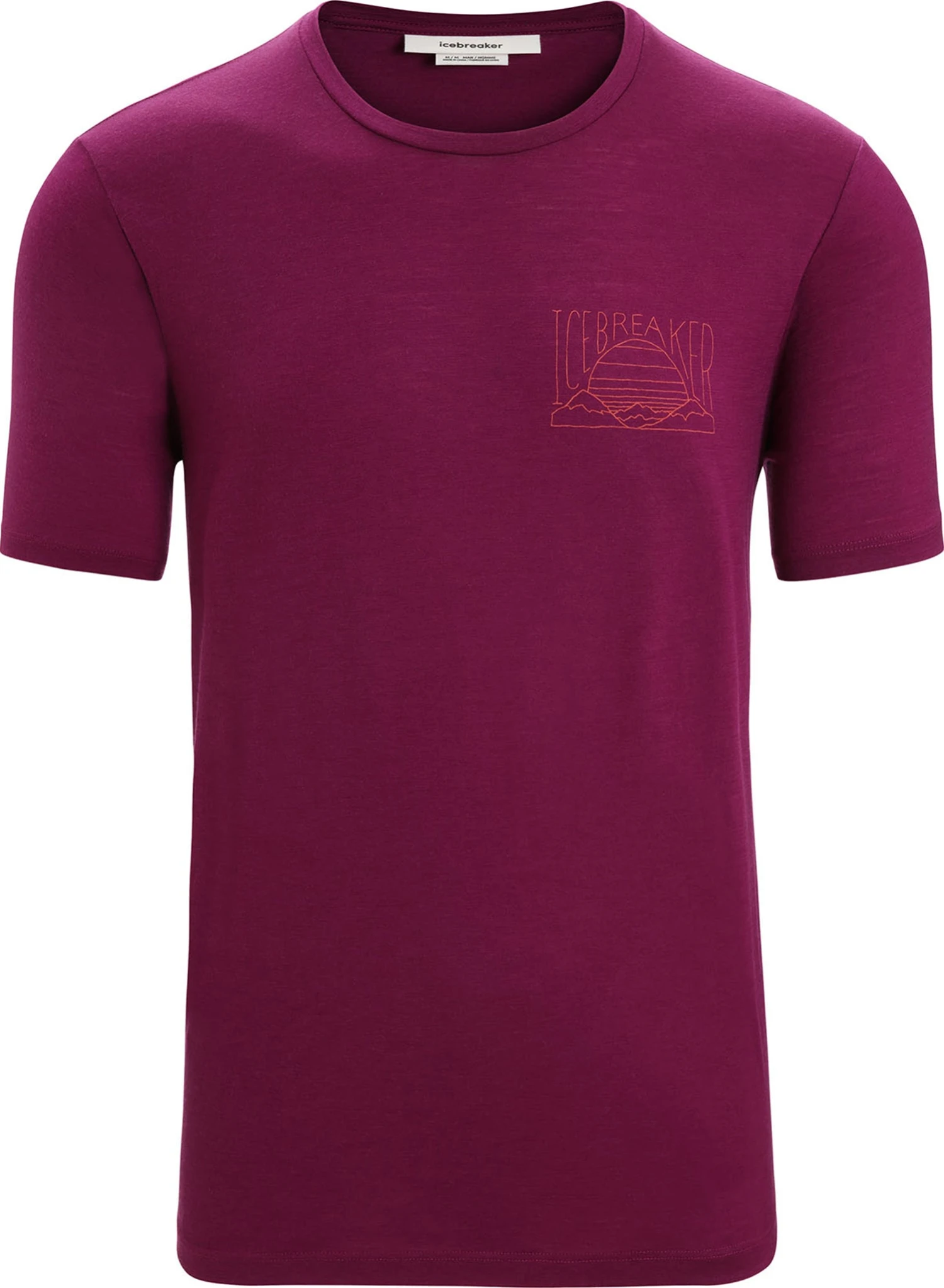 Icebreaker Tech Lite II Short Sleeve Tee Mountain Sunset - Men's|-|T-shirt Tech Lite II Mountain Sunset - Homme 4 Icebreaker Tech Lite II Short Sleeve Tee Mountain Sunset - Men's|-|T-shirt Tech Lite II Mountain Sunset - Homme - Image 2