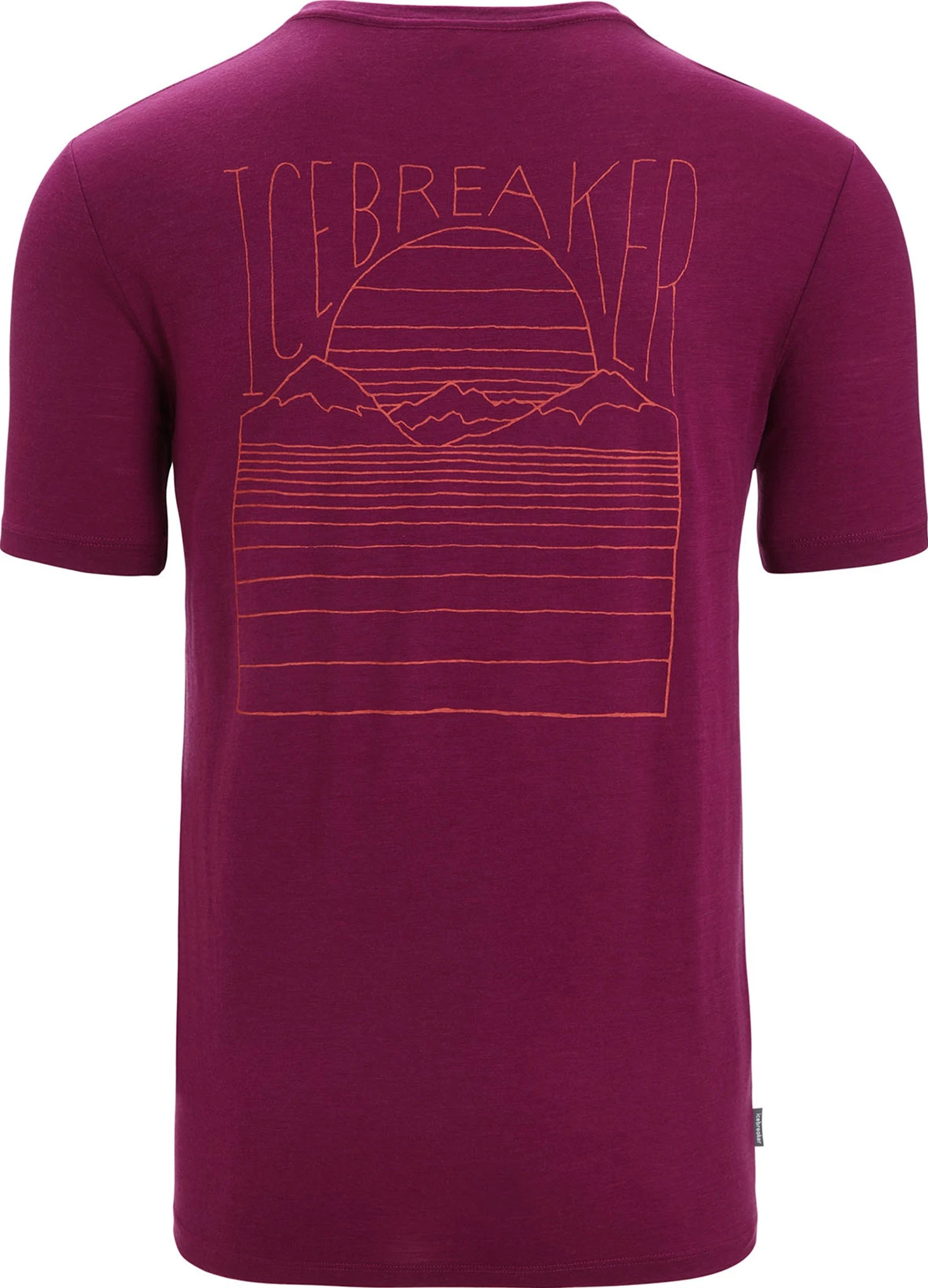 Icebreaker Tech Lite II Short Sleeve Tee Mountain Sunset - Men's|-|T-shirt Tech Lite II Mountain Sunset - Homme 12 Icebreaker Tech Lite II Short Sleeve Tee Mountain Sunset - Men's|-|T-shirt Tech Lite II Mountain Sunset - Homme - Image 10
