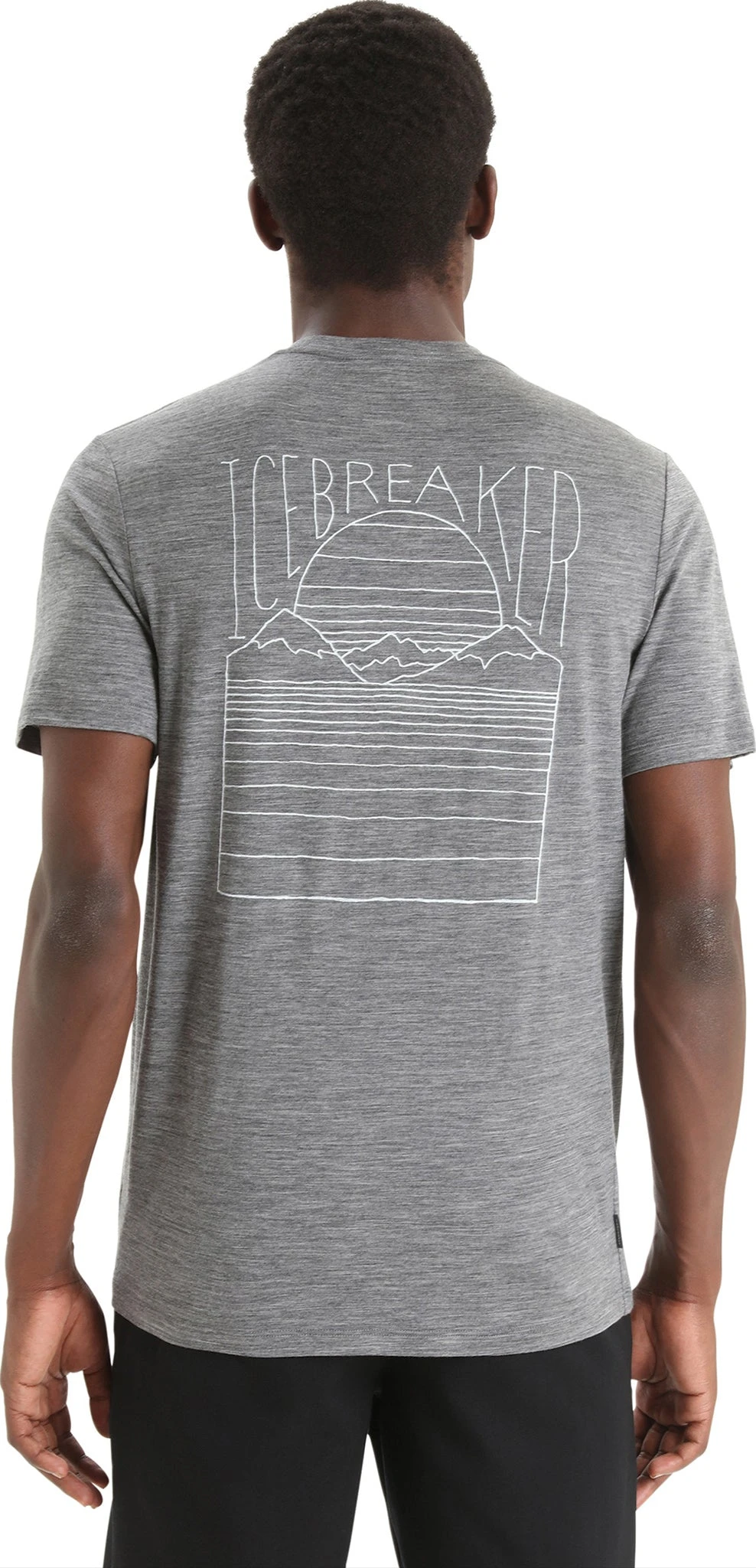 Icebreaker Tech Lite II Short Sleeve Tee Mountain Sunset - Men's|-|T-shirt Tech Lite II Mountain Sunset - Homme 7 Icebreaker Tech Lite II Short Sleeve Tee Mountain Sunset - Men's|-|T-shirt Tech Lite II Mountain Sunset - Homme - Image 5