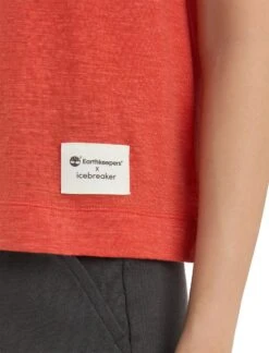 Icebreaker IB X Timberland Merino Linen Sleeveless Top - Women's|-|Haut Sans Manches En Lin Mérinos IB X Timberland - Femme -Icebreaker ICE 0A56NY 7E 7EDetail2 20Vibrant 20Earth