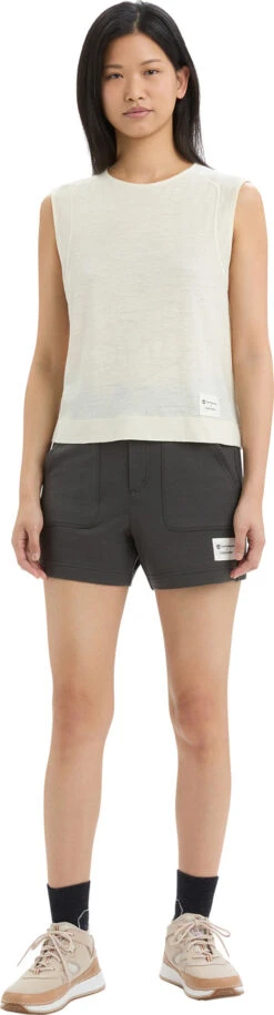 Icebreaker IB X Timberland Merino Linen Sleeveless Top - Women's|-|Haut Sans Manches En Lin Mérinos IB X Timberland - Femme -Icebreaker ICE 0A56NY 7E 7EStandard 20Outfit 20Chalk